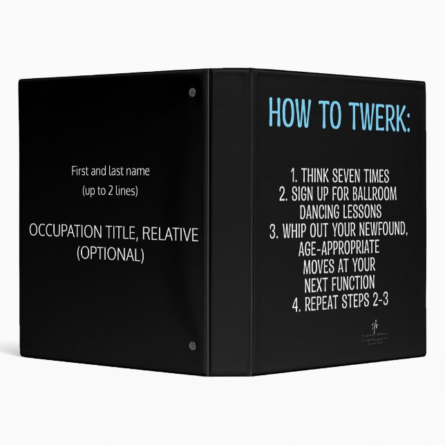 Twerking Tutorial - NOT! Binder (Background)