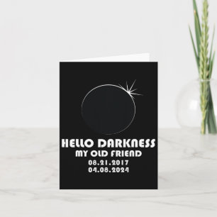 Twice In A Lifetime Total Solar Eclipse 2024  Card