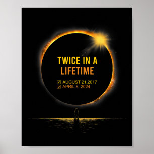 Twice In A Lifetime Total Solar Eclipse Spring Apr Poster
