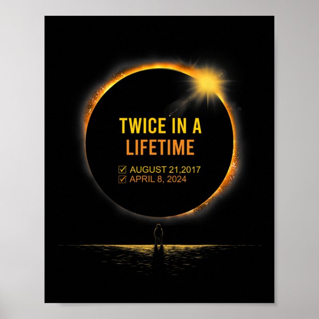Twice In A Lifetime Total Solar Eclipse Spring Apr Poster (Front)