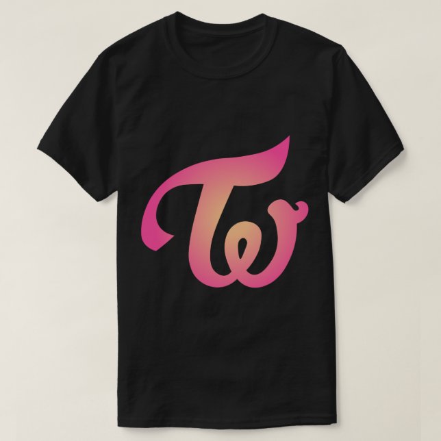Twice Logo - Original Sticker T-Shirt (Design Front)