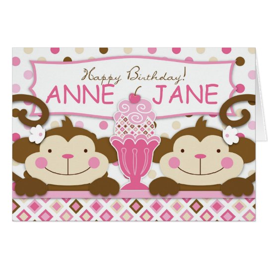 Twice the Fun GIRLS Card