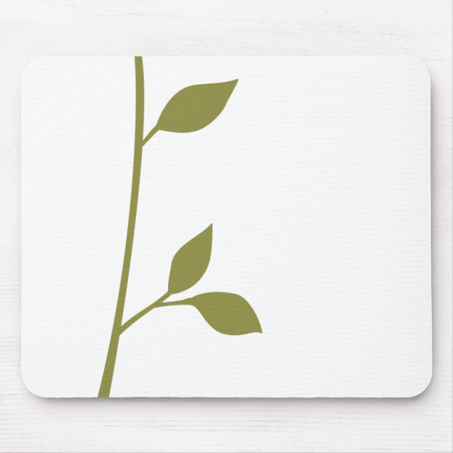Twig and Leaf Mouse Pad (Front)