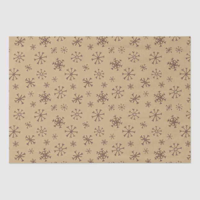 Twig Snowflakes Tissue Paper (Front)