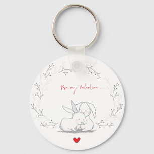 Twigs And Rabbits Keychain