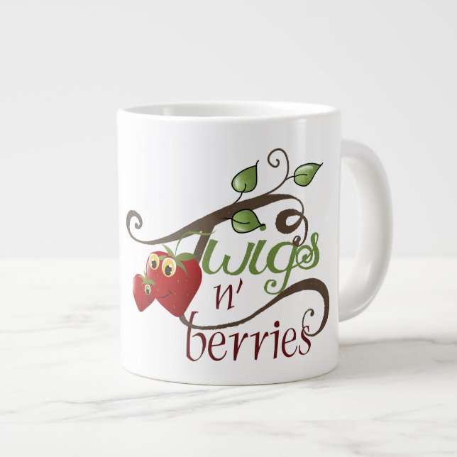 Twigs - Jumbo Mug (Front Right)