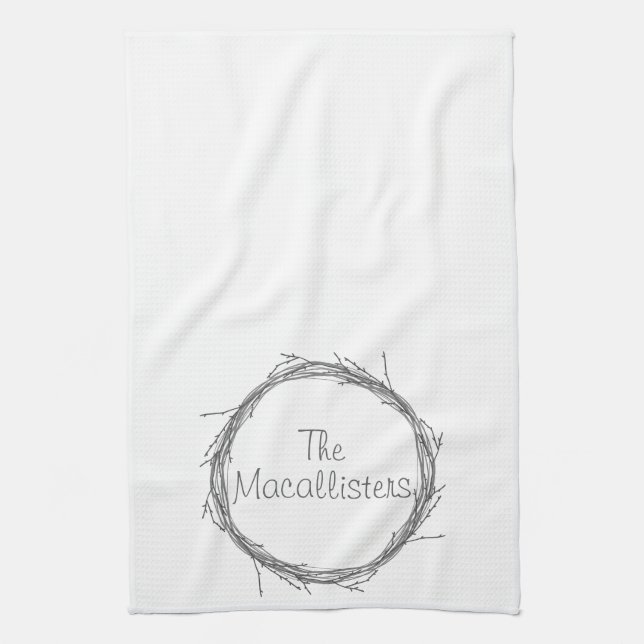 Twigs & Vines Kitchen Towel (Vertical)