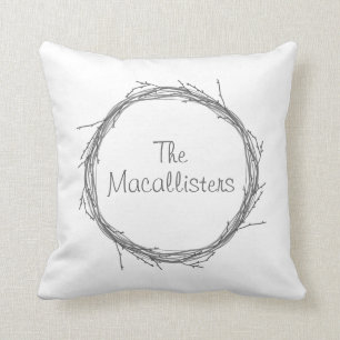 Twigs & Vines Throw Pillow