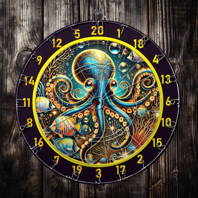Twilight Abyss Octopus Dartboard (Creator Uploaded)