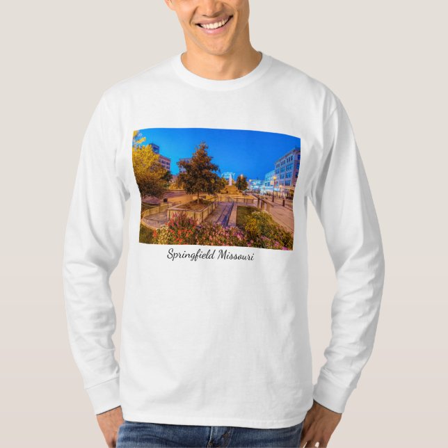 Twilight At Park Central Square Long Sleeve Shirt (Front)