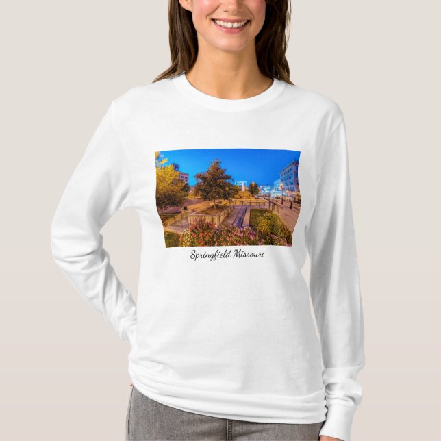 Twilight At Park Central Square Long Sleeve Tshirt (Front)