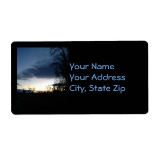 Twilight At The Tree in Winter II Address Labels