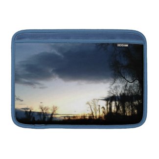 Twilight At The Tree In Winter Sleeve For Macbook Air