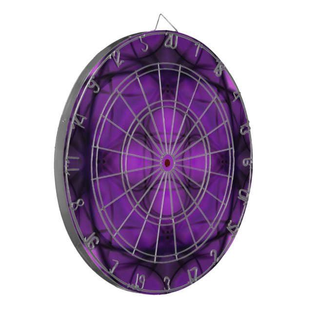 Twilight Bloom Dartboard (Front Left)