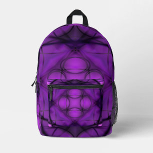 Twilight Bloom Printed Backpack