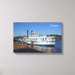 Twilight canvas print stern
