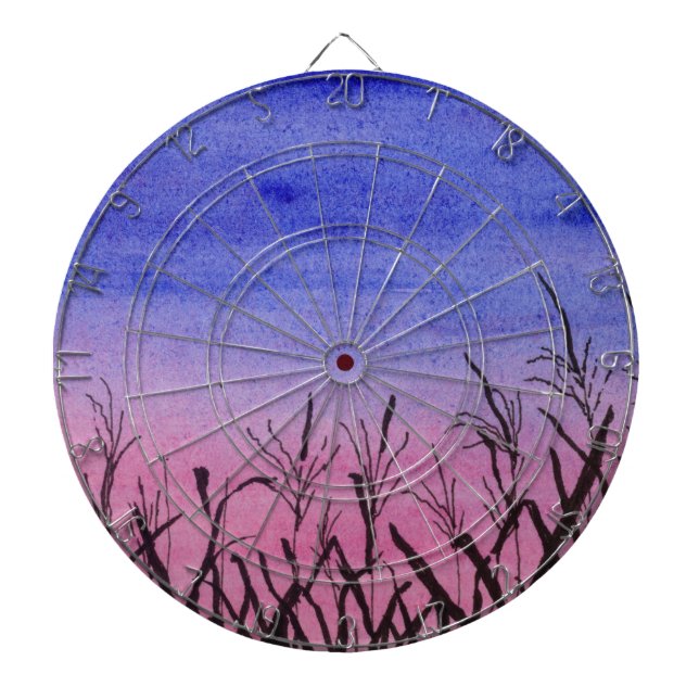 Twilight Corn Field Dartboard (Front)