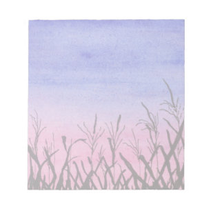 Twilight Corn Field Notepad