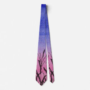 Twilight Corn Field Tie