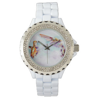 Twilight Dancers Hummingbird Print Watch