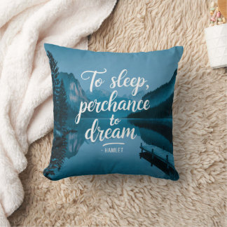 Twilight Dreams Lake & Mountain Throw Pillow