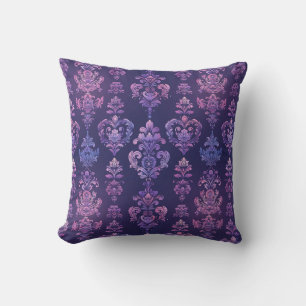 Twilight Enchanted Damask Princesscore Throw Pillow
