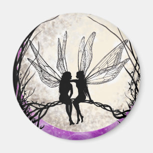 Twilight Fairy Art Magnets Fairy Silhouette