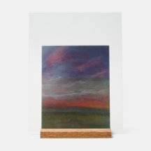 Twilight Field - Acrylic Art Sign
