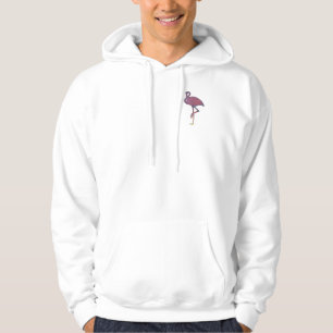 Twilight Flamingo Stylized Sunset Hoodie