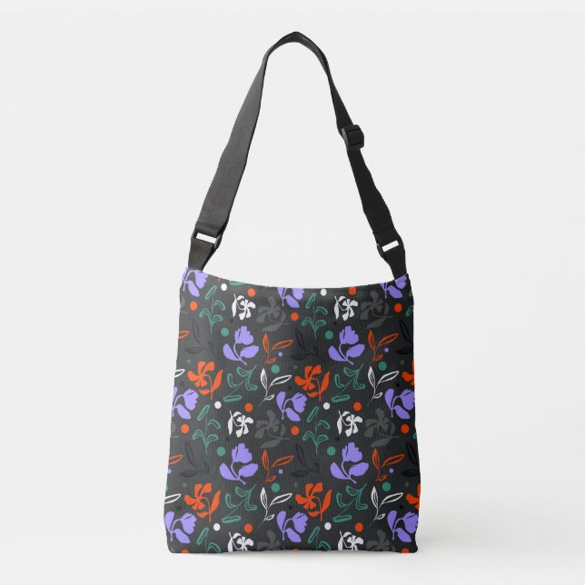 Twilight Flora Crossbody Bag (Front)