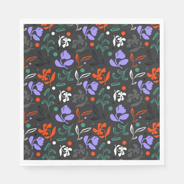 Twilight Flora Napkin (Front)