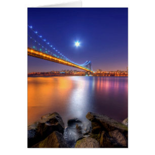 Twilight, George Washington BridgePalisades, NJ.