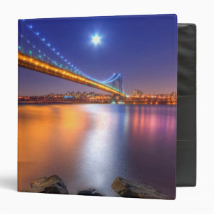 Twilight, George Washington BridgePalisades, NJ. Binder