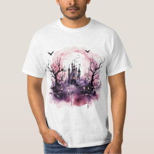 Twilight Haunted House Art T-Shirt