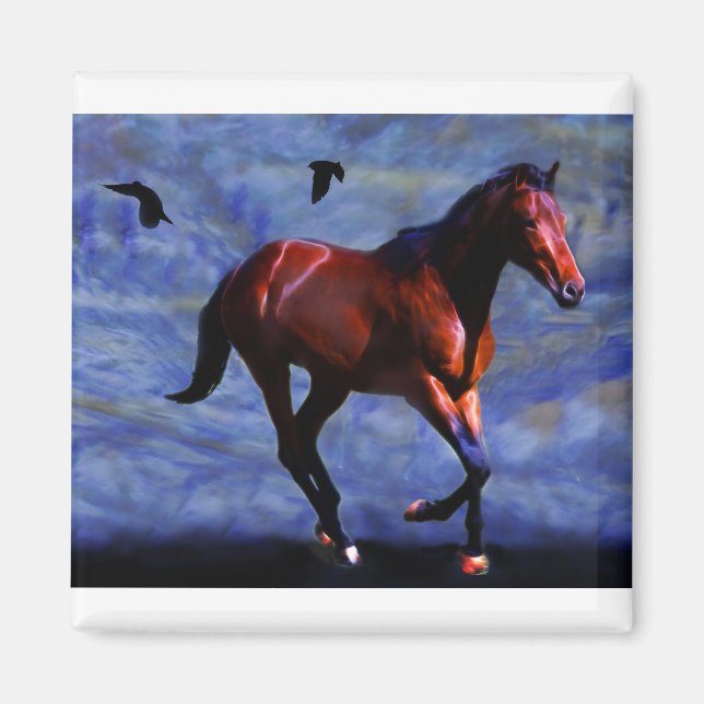 Twilight horse magnet (Front)