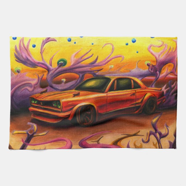 Twilight in Nazareth Kitchen Towel (Horizontal)