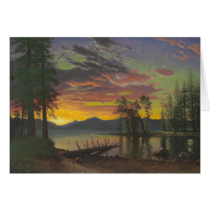 Twilight, lac Tahoe, vers 1870 (huile sur toile)
