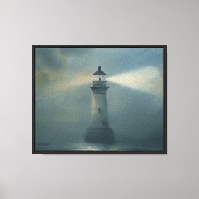 Twilight Lighthouse Canvas Print (Front)