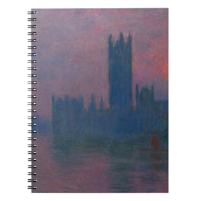 Twilight London Skyline Carnet impressionniste (Devant)