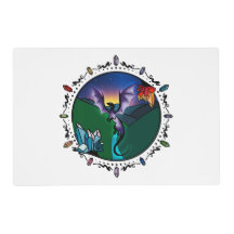 Twilight Magical Crystal Elegant Amethyst Dragon