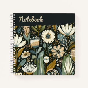  Twilight Meadow – Dreamlike Wild Flora Notebook