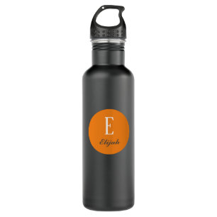 Twilight monogram customized name and initial 710 ml water bottle