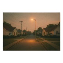Twilight Neighbourhood with Streetlight – Dreamcor