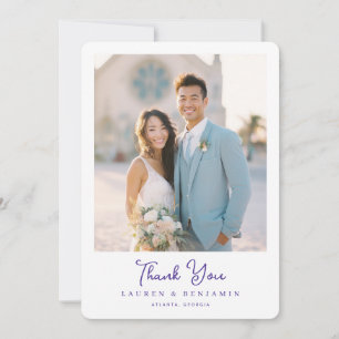Twilight Nouveau Wedding Thank You Card