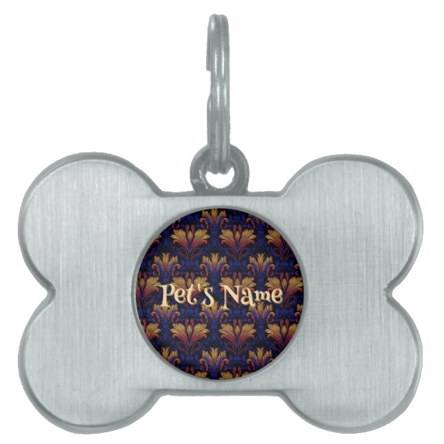 Twilight Opulence Framed Pet Tag (Front)
