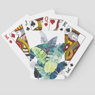 Twilight Palms - Palm Leaves Playing Cards
