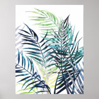 Twilight Palms - Tropical Leaves