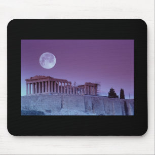 Twilight Parthenon Mouse Pad