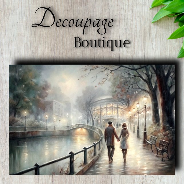 Twilight Rendezvous Decoupage Tissue Paper (Twilight Rendezvous Decoupage Tissue Paper)