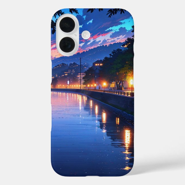 Twilight Riverside Glow Case-Mate iPhone Case (Back)